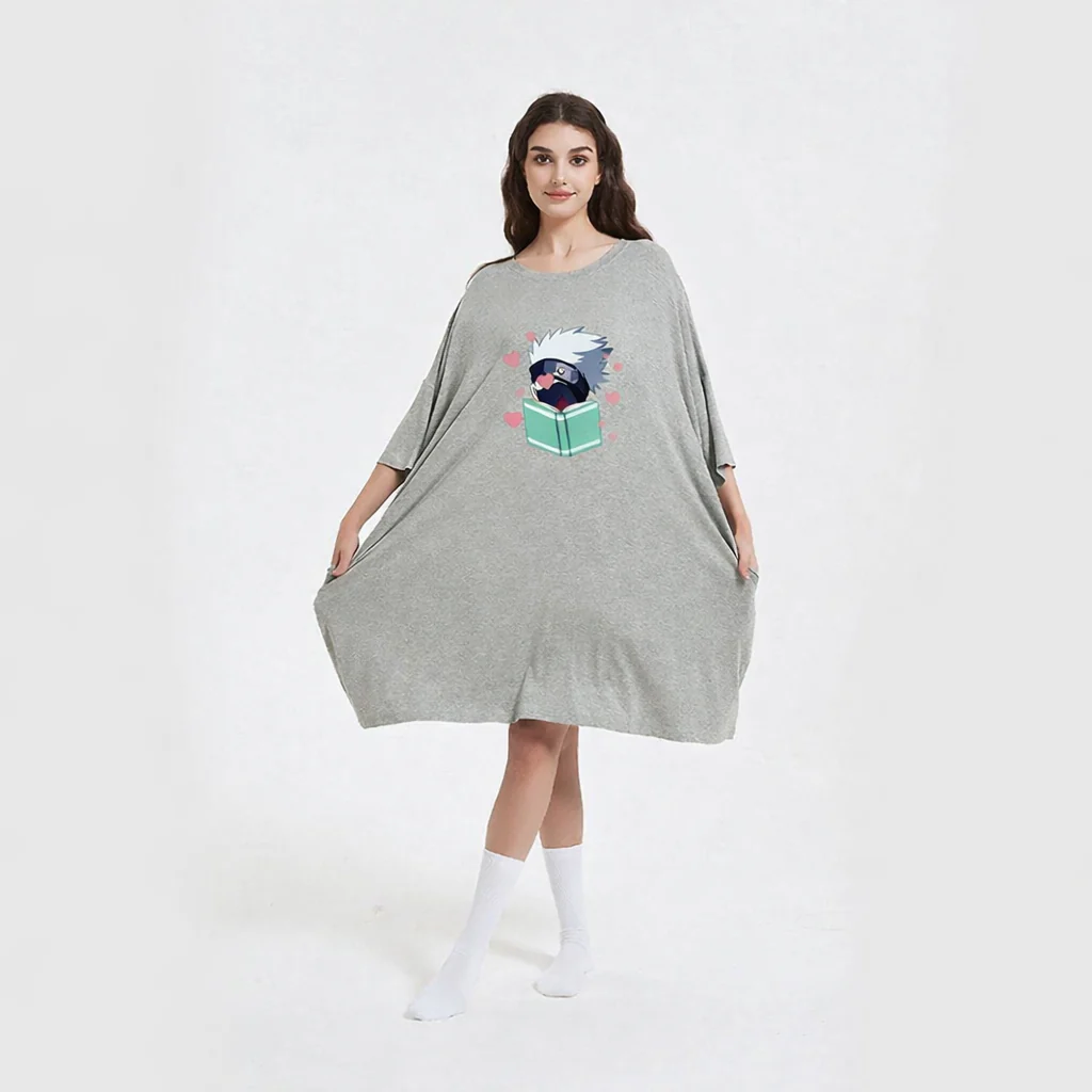 Kakashi Hatake Naruto Sleep Oversized Tee - Image 6
