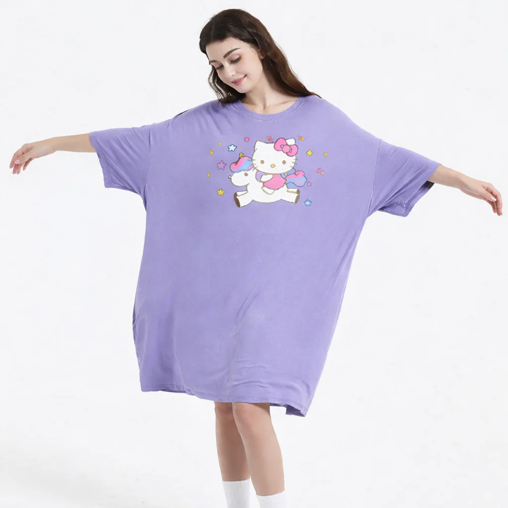 Hello Kitty Sleep Oversized Tee women's sleepy tees - Image 5