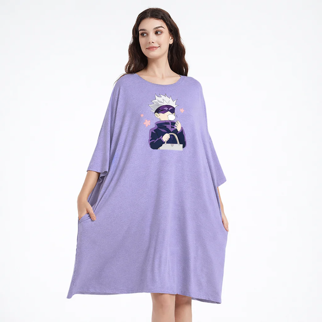 Satoru Gojo Jujutsu Kaisen Sleep Oversized Tee - Image 4