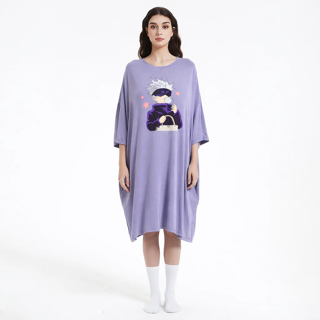 Satoru Gojo Jujutsu Kaisen Sleep Oversized Tee - Image 5