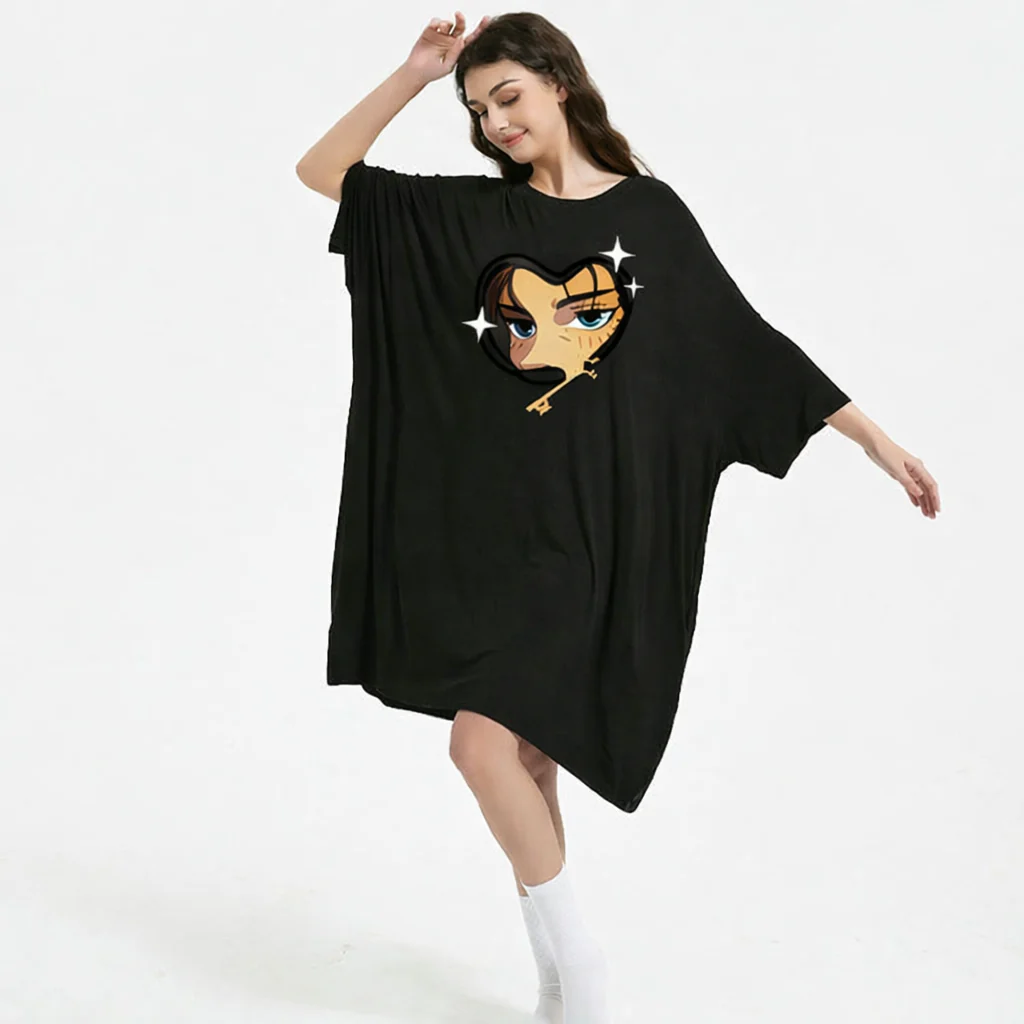 Eren Yeager Attack on Titan Sleep Oversized Tee - Image 4