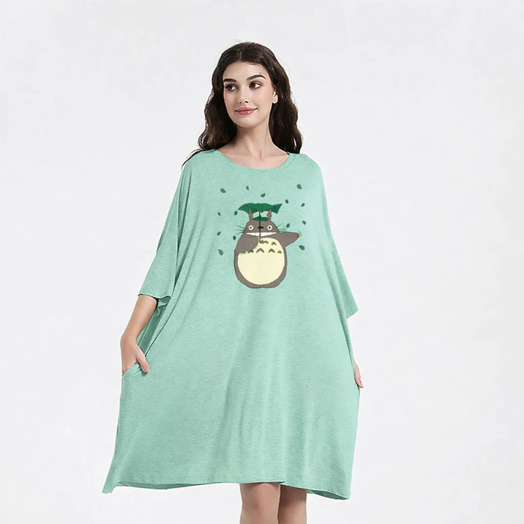 My Neighbor Totoro Sleep Oversized Tee - Image 4