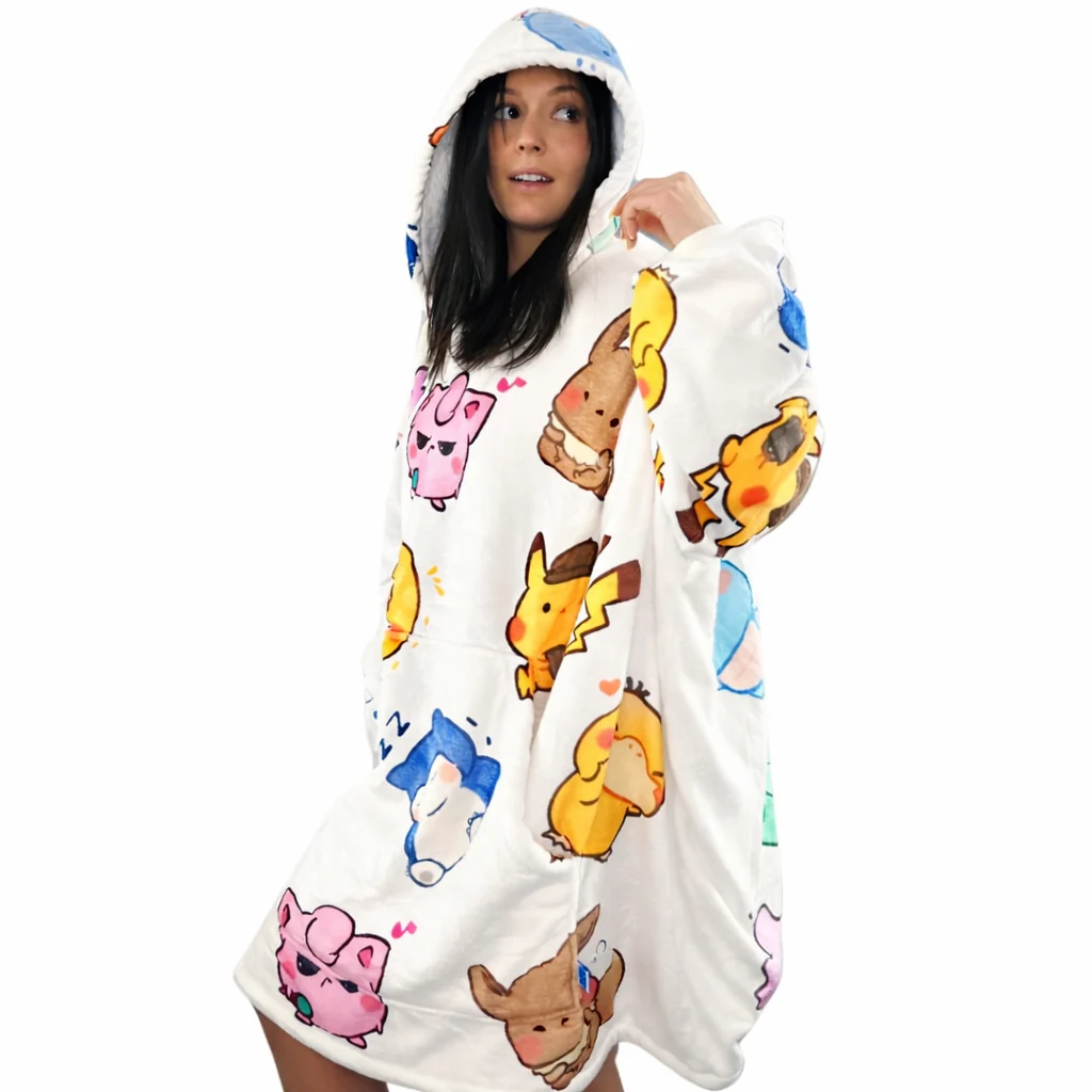 Pokémon Wearable Blanket Hoodie for Kids & Adults - Image 4