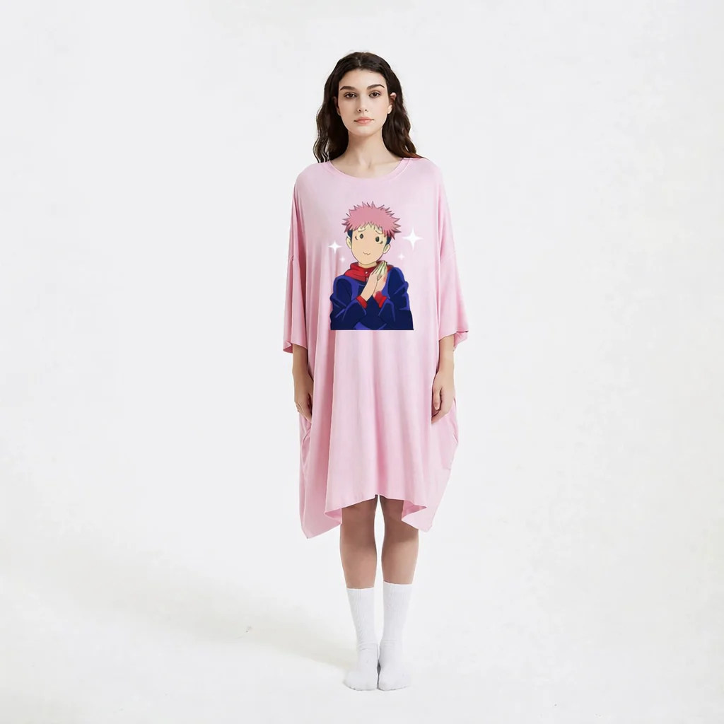 Yuji Itadori Jujutsu Kaisen Sleep Oversized Tee - Image 4