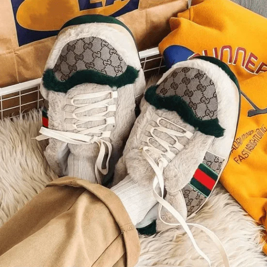 Sneaker Slippers  gucci inspired  unisex for adults&kids - Image 3