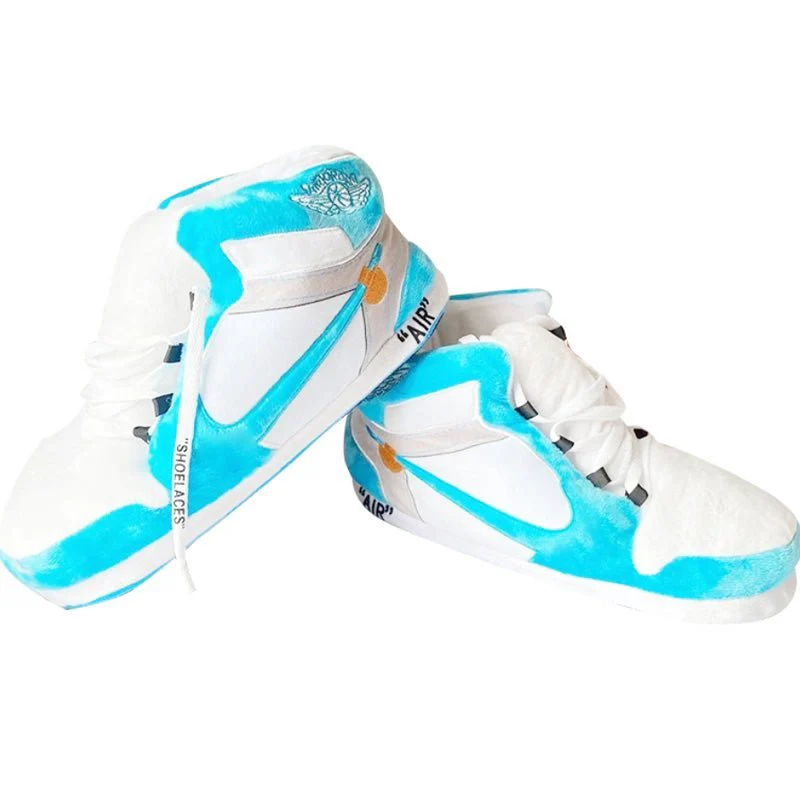 Sneaker Slippers Off-White OG blue  Jordan 1  unisex for adults&kids - Image 4