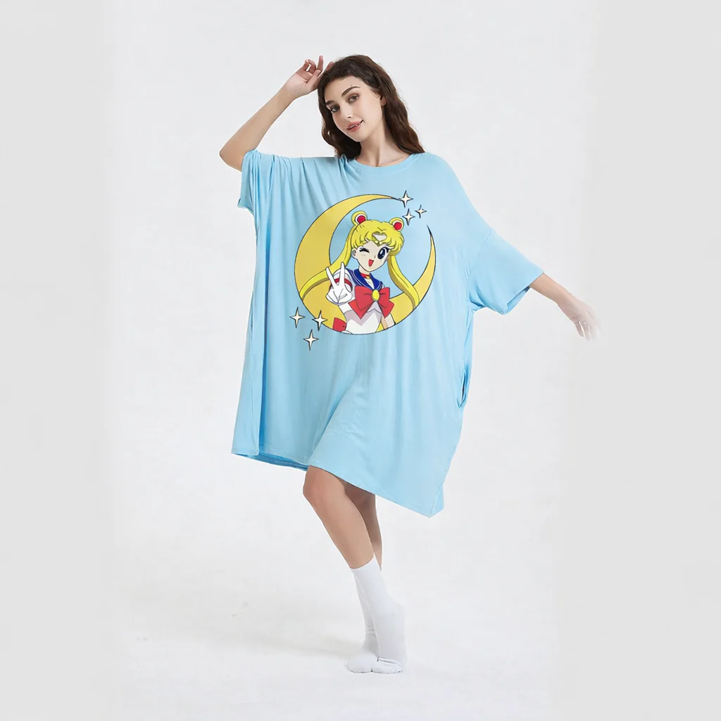 Sailor Moon Sleep Oversized Tee - Image 4